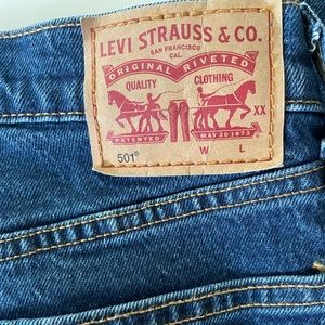 Levi’s button-fly 501 jeans (women’s)